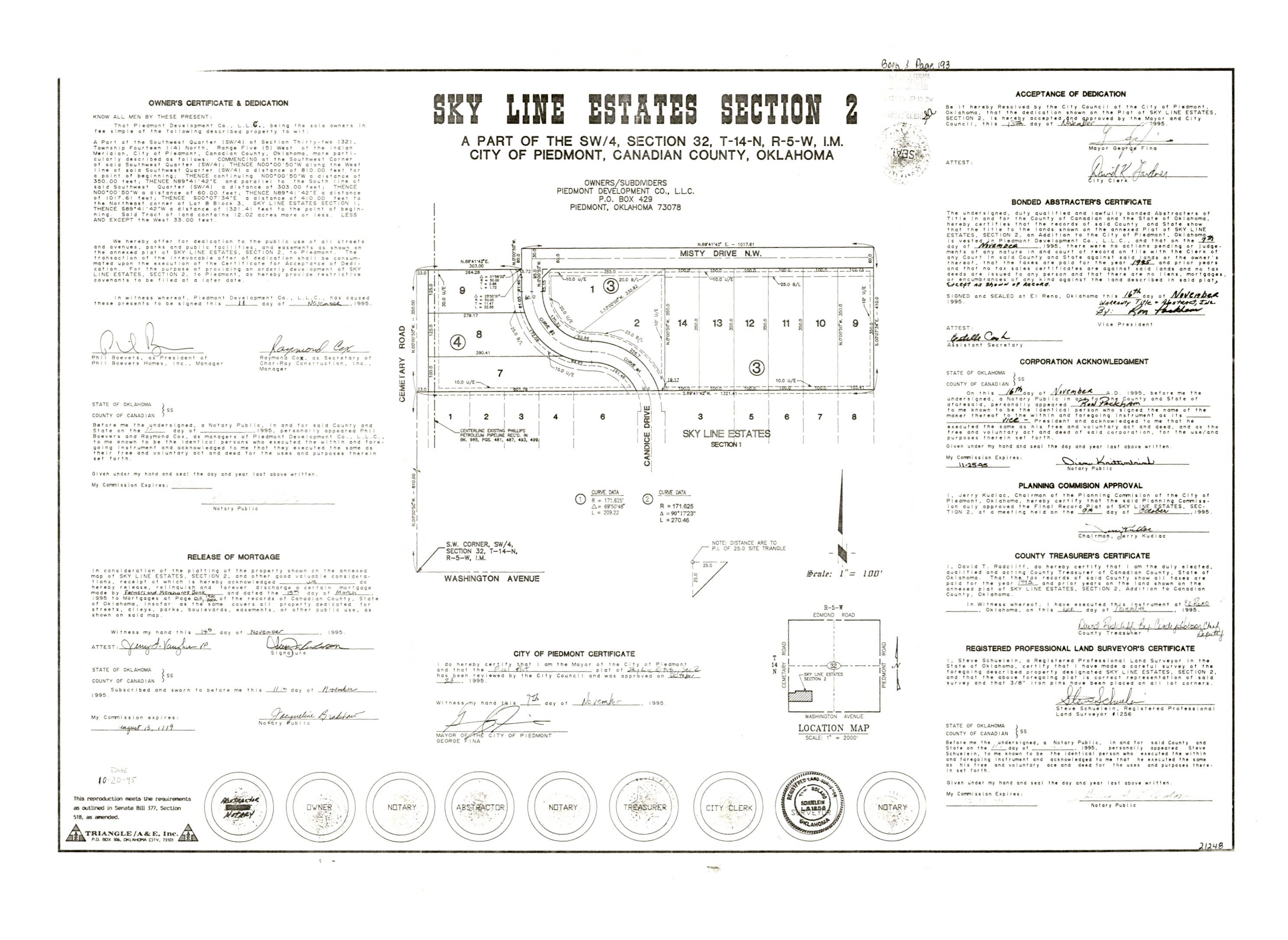 Canadian County Plat Maps Canadian County Clerk